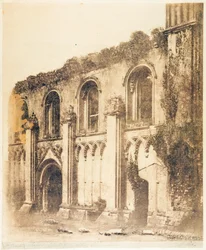 Las ruinas de la capilla de San José en la abadía de Glastonbury