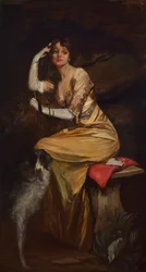 Dama de amarillo