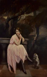 Signorina en rosa, 1923