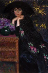 Figura de Mujer Retrato de Violette, 1920