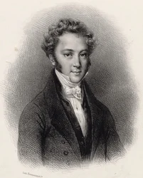 Retrato del pianista y compositor Ignaz Moscheles 1794-1870, c. 1830