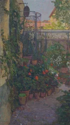 El tríptico o el jardín floreciente