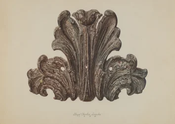 Hoja de hierro ornamental, 1938