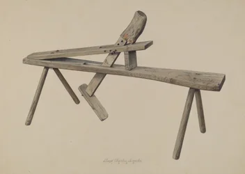 Banco del tallador de madera