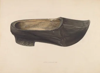 Zapato de madera, 1937