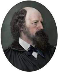 Alfred Tennyson, DCL, FRS, Poeta Laureado inglés, 1883