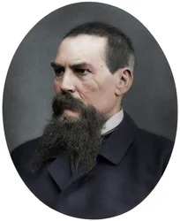 Capitán Richard Burton, explorador, escritor, soldado y diplomático británico, 1876