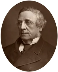 George Denman 1819-1896, juez del Tribunal Superior de Justicia, 1882