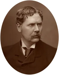 Marcus Stone, artista y Asociado de la Real Academia, 1882
