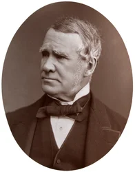 Sir John Hawkshaw, FRS, ingeniero civil británico, 1877