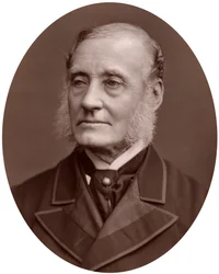 Sir Rutherford Alcock, diplomático británico y presidente de la Sociedad Geográfica Real, 1877