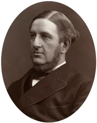 Sir William Vernon Harcourt, consejero de la reina, diputado, profesor de Derecho Internacional en la Universidad de Cambridge, 1877.