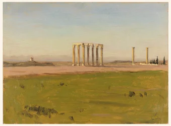 Estudio de las ruinas del Templo de Zeus Olímpico