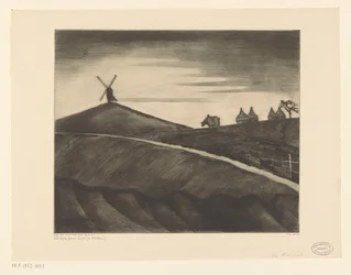 Paisaje montañoso con bueyes de labranza cerca de Etikhove
La Charrue (título original)