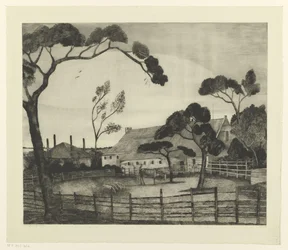 Paisaje holandés con granja y prado
Paysage Hollandais (título original)