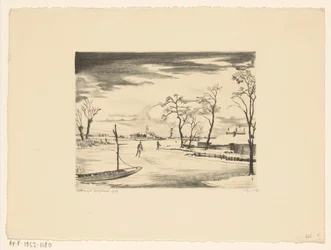 Paisaje invernal holandés II
Hiver en Hollande II (título original)