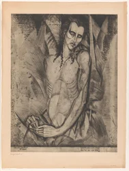 Hombre desnudo con los ojos cerrados
Le Martyr (título original)
