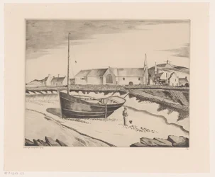 Asentamiento en la costa
La Baie de St. Pierre (título original)