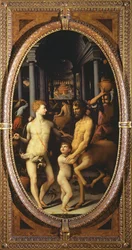 Apolo y Quirón, 1572