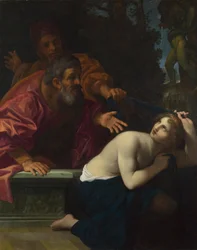 Susana y los ancianos, 1616