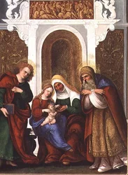 Madonna y Niño con Santa Ana, Juan el Evangelista y Zacarías o Madonna y Santa Ana de las Cerezas