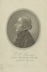 Retrato del poeta y fisionomista Johann Kaspar Lavater 1741-1801, c. 1810