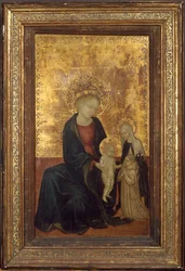 Madonna y el Niño con Santa Catalina de Siena y un donante cartujo, ca. 1411-24