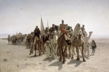 Peregrinos camino de La Meca