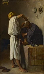 Una barbería oriental
