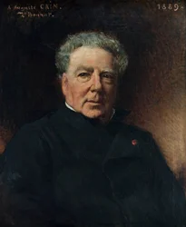 Retrato de Auguste-Nicolas Caïn 1821-1894, 1889