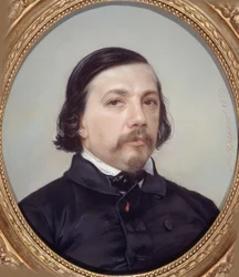 Retrato del poeta Théophile Gautier 1811-1872, 1850