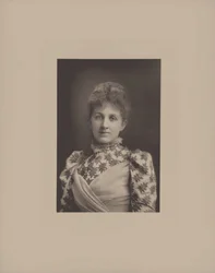 Retrato de la pianista y compositora Liza Lehmann 1862-1918