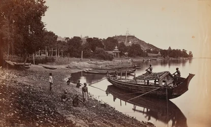 Barcos en Ava, Birmania
