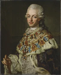 Retrato del Rey Gustavo III de Suecia (1746-1792)
