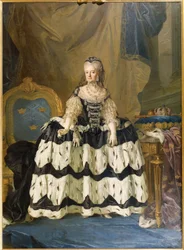Louise Ulrique de Prusia, reina consorte de Suecia - Retrato de Louisa Ulrika de Prusia (1720-1782), Reina de Suecia, por Pasch, Lorenz, el Joven (1733-1805)