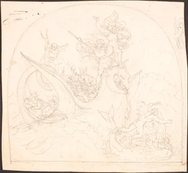 Boceto para Frithiof en el mar