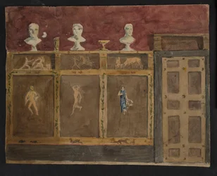 Decoraciones murales para Valhøj 1838/1839