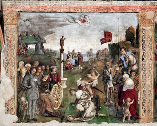 Vida de Santa Cecilia: Martirio de San Valeriano y Tiburcio