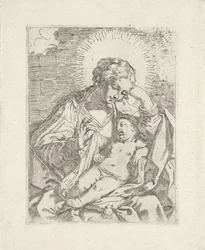 María con el niño