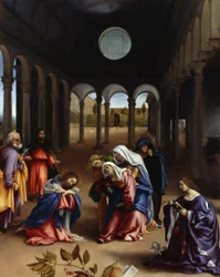La despedida de Cristo de su madre