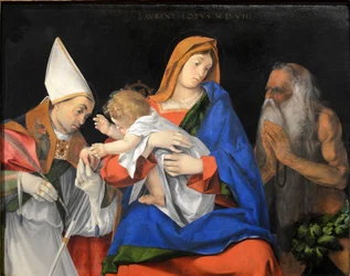 Virgen con el Niño (Lorenzo Lotto) Septiembre de 2015-1a