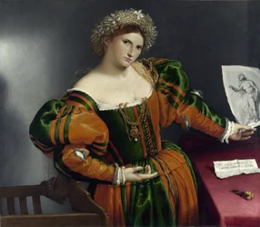 Retrato de una veneciana como Lucrecia