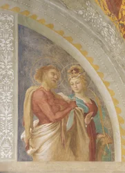 Santa Catalina de Alejandría y San Bartolomé