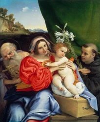 Virgen con el Niño y los santos Jerónimo y Nicolás de Tolentino