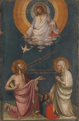 La Intercesión de Cristo y la Virgen, antes de 1402