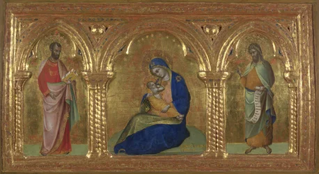 La Madonna de la Humildad con los Santos Marcos y Juan, 1365-1370