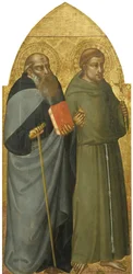 Santos Francisco y Antonio Abad, c.1400