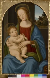 Madonna y el Niño, 1485-90