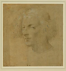 Retrato de un joven con casquete ...