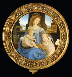 Tondo con la Virgen, el niño Jesús y Juan Bautista